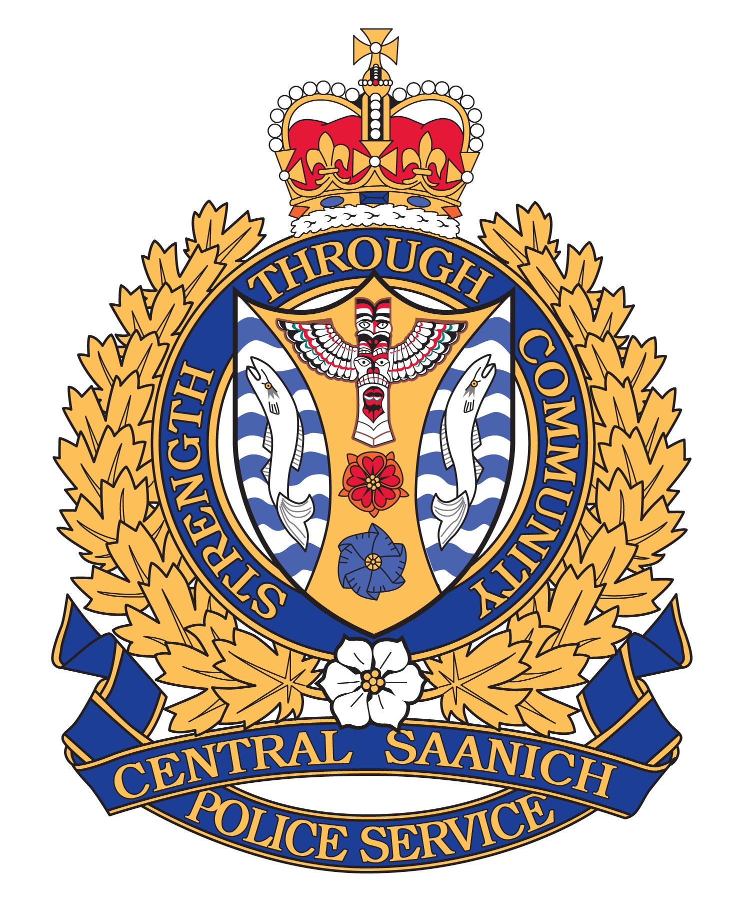 Central Saanich Police Service Logo - Triton Police Innovations